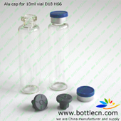 color vial flip off cap for glass tubes FC13-11P